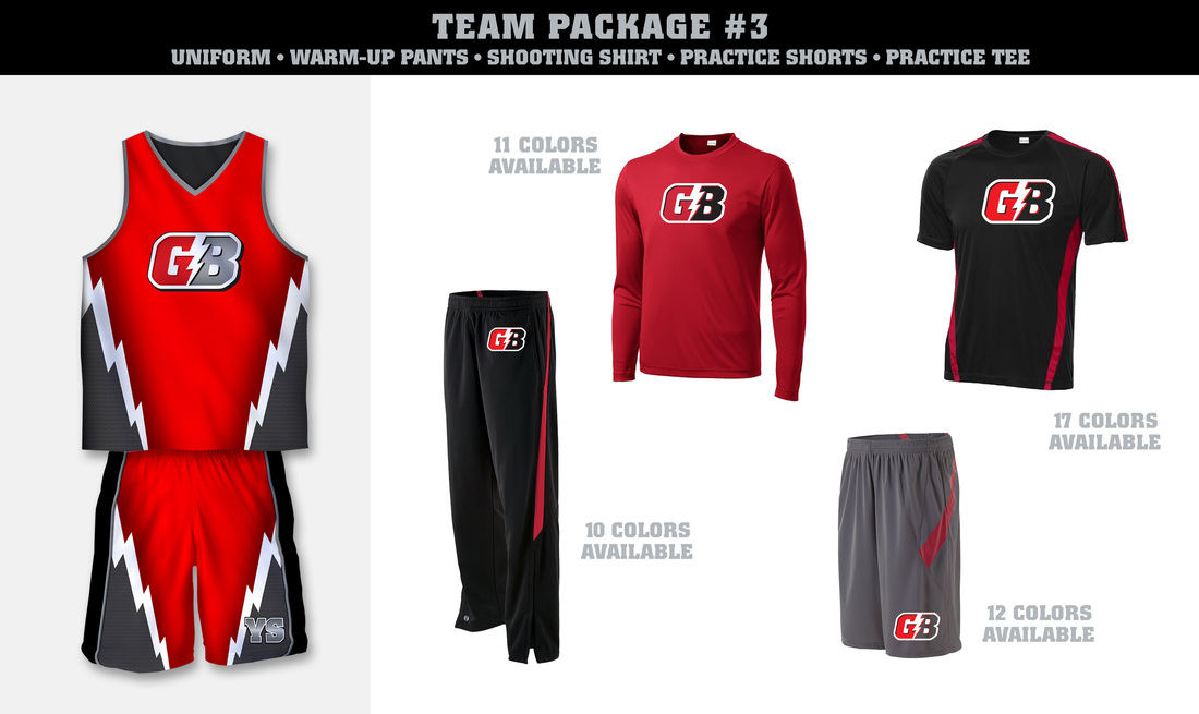 basketball uniform packages