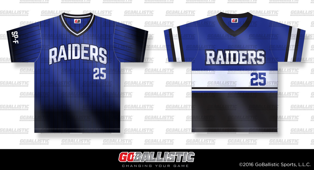 Raiders baseball uniforms
