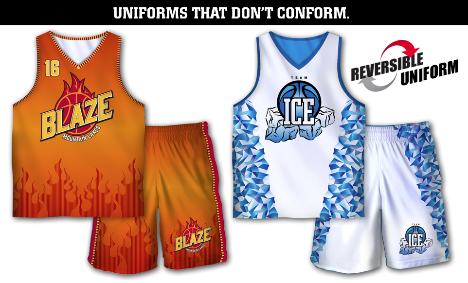 Custom Reversible Basketball Jerseys for AAU & Rec Leagues - Made