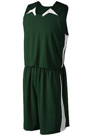 Irish basketball jersey and shorts